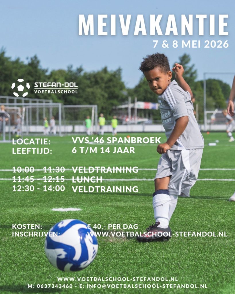Voetbal 1/2 daagse meivakantie